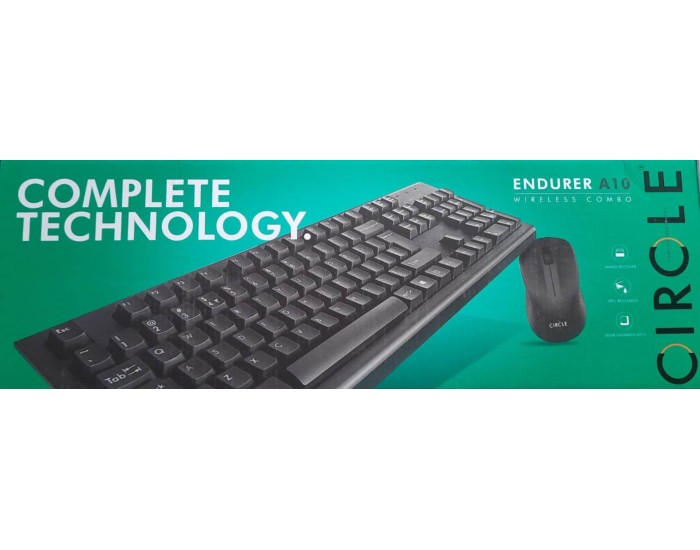 CIRCLE KEYBOARD MOUSE COMBO WIRELESS (ENDURER A10)